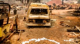 Wildfire in northern California doubles in size over 24 hours