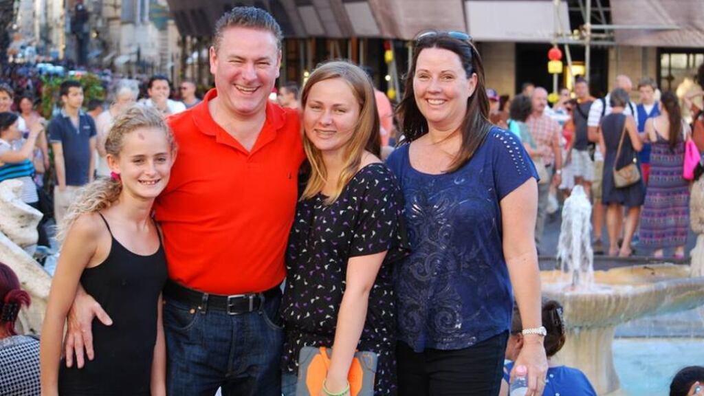 Ronan Winter pictured with his family. Photograph: Imgur