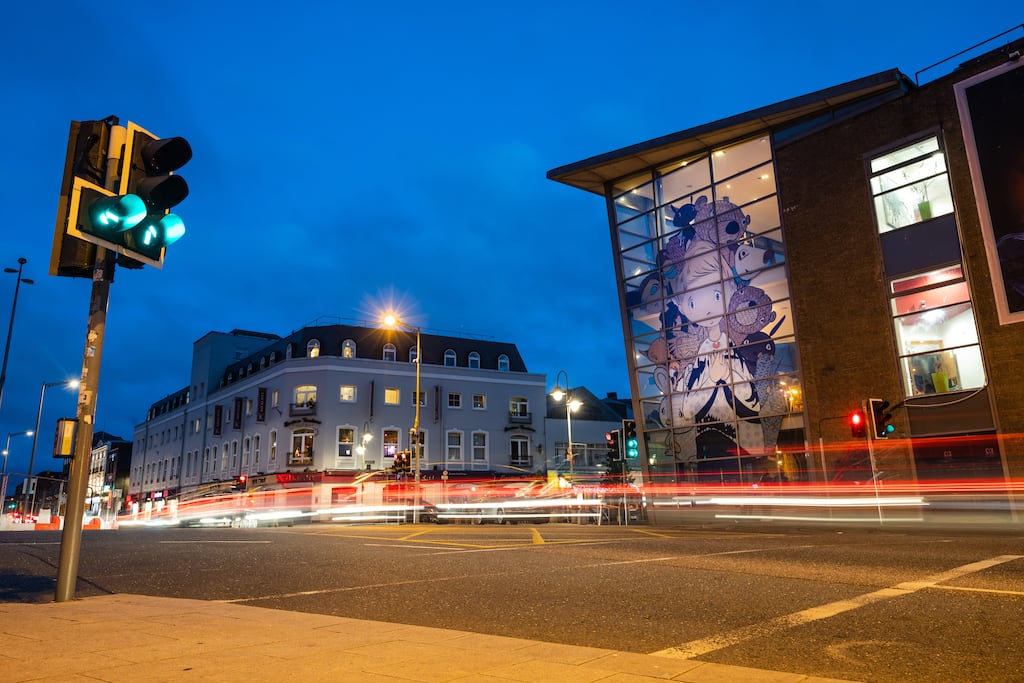 The artwork at Cork Opera House.