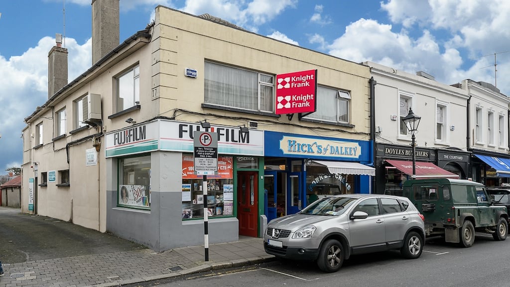 17-18 Castle Street, Dalkey: The end-of-terrace building at the edge of Dalkey village is for sale for €800,000.