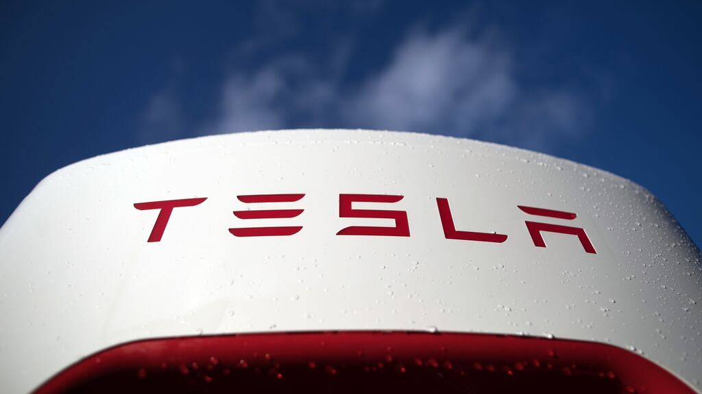 Tesla gained 4.3 per cent as the electric vehicle maker opened a solar-powered charging station with on-site power storage in China.