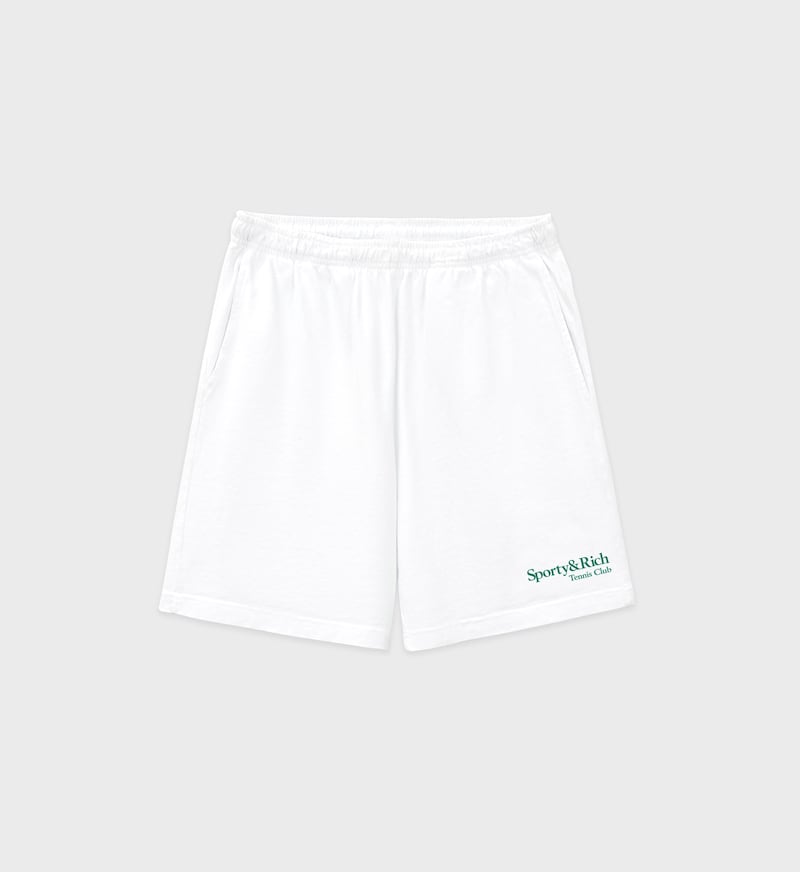 Men's tennis shorts, €115, Sporty & Rich