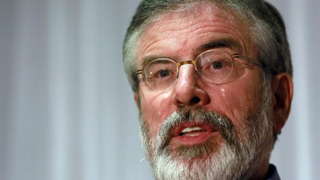 Sinn Féin President Gerry Adams has said draft proposals set out by Richard Haass on key issues in Northern Ireland must be adopted by all parties. Photograph: Cathal McNaughton/Reuters