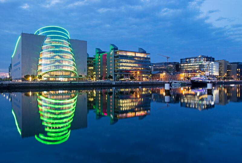 Recent agency reports agree that about 100,000sq m (119,599sq yd) of office space was taken-up in Dublin over the first six months of 2025. Photograph: Allan Baxter/ Getty Images
