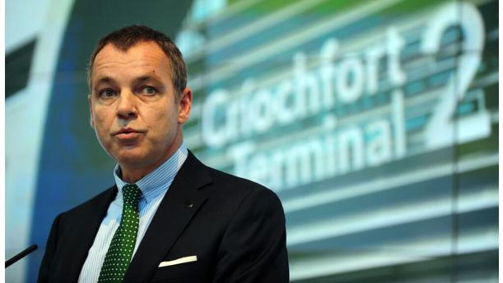 Aer Lingus Group chief executive Christoph Mueller saw his combined pay, bonus and pension rise by 4 per cent to ?1.3 million last year. Photograph: Aidan Crawley.