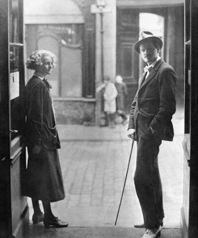 Sylvia Beach and James Joyce