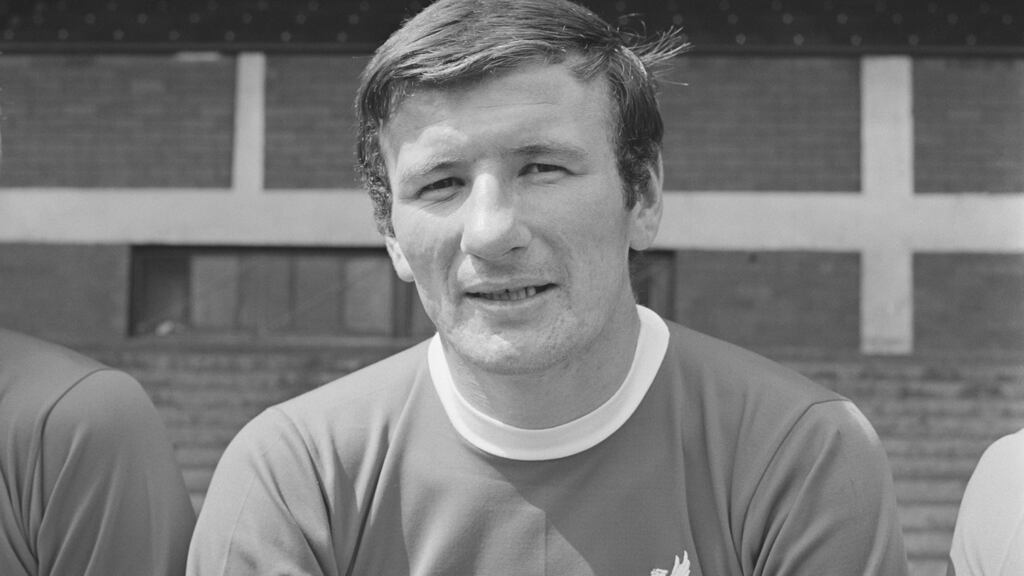 Former Liverpool captain Tommy Smith, pictured here in August 1969, has died at the age of 74. Photograph: Evening Standard/Hulton Archive/Getty Images