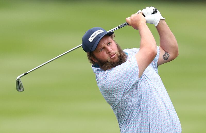 Andrew Johnston in action at the Omega European Masters at Crans-sur-Sierre GC in Crans-Montana, Switzerland. Photograph: Warren Little/Getty Images