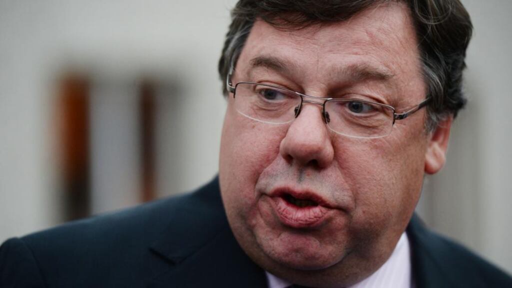 Former Taoiseach Brian Cowen said ‘Níl aon dabht go bhfuil ualach mór ar na daoine (there’s no doubt there’s a heavy burden on the people),” in an interview for TG4. Photograph: Alan Betson/The Irish Times