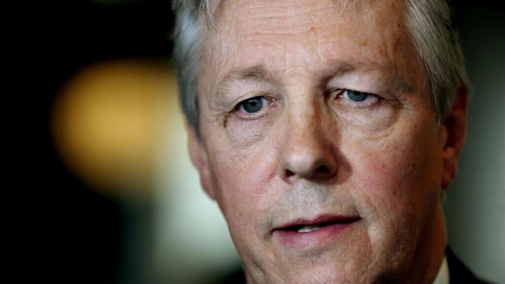 Northern Ireland First Minister Peter Robinson said his party would not discuss the past as part of the Haass  talks until Lady Justice Hallett’s report into the ‘on the runs’ controversy is published. Photograph: Brian Lawless/PA Wire