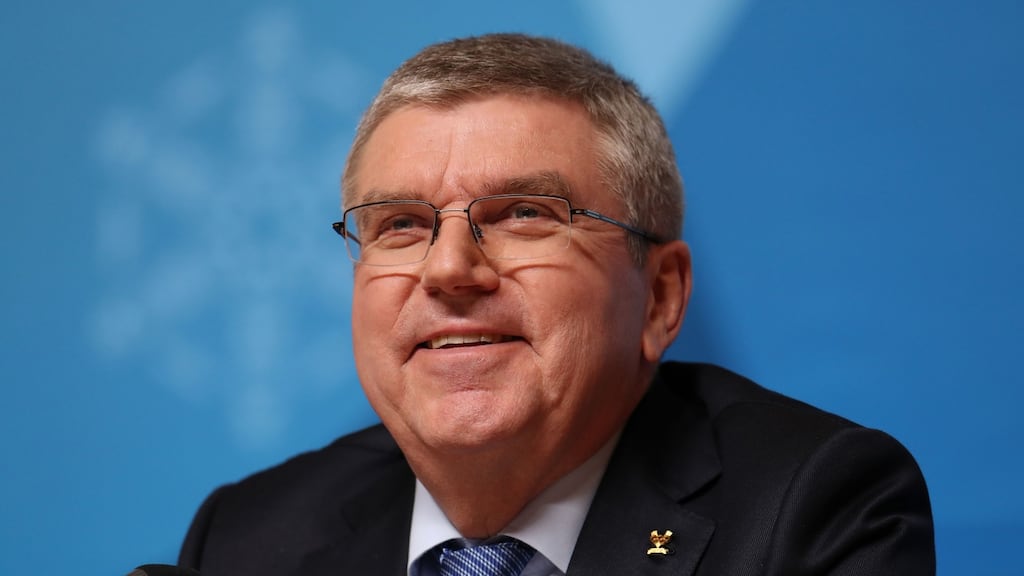 Thomas Bach will stand unopposed to be re-elected as president of the International Olympic Committee next year, the governing body has said. Photograph: PA