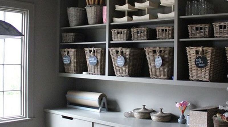 Clutter free: boxes are a great way to keep things neat and to hand