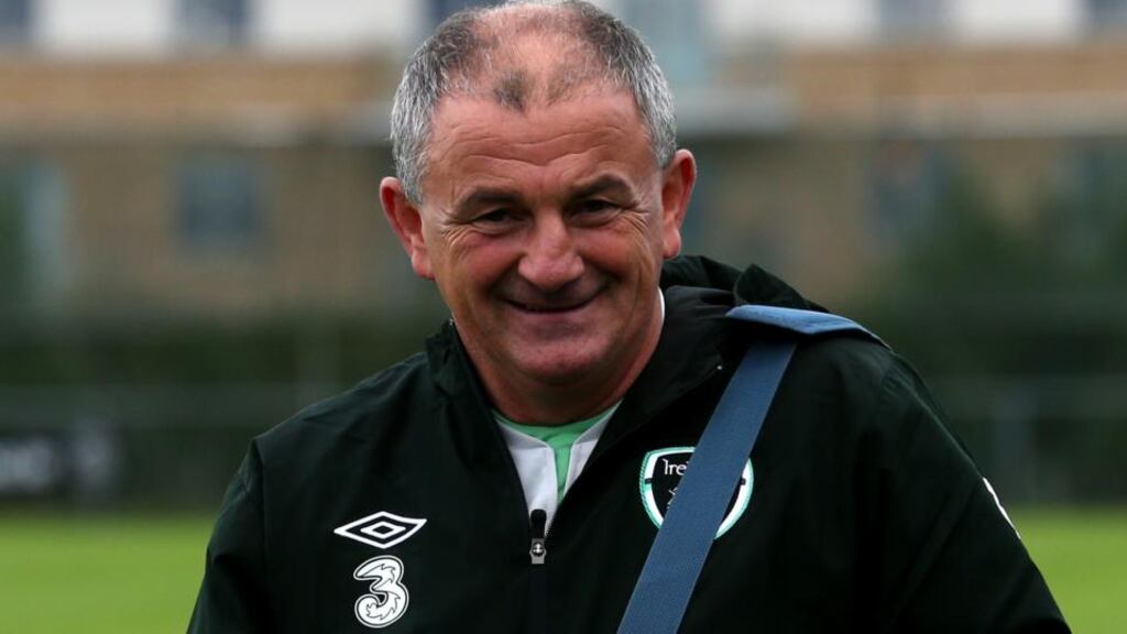 Interim Republic of Ireland boss Noel King has rejected a request to release skipper Robbie Keane from his squad after Friday’s World Cup qualifier in Germany. Photograph: Brian Lawless/PA Wire