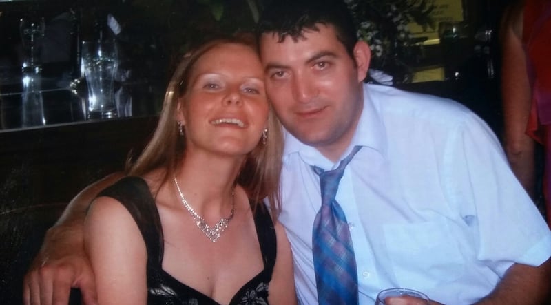Seán Rowlette with his wife Sally, who died after giving birth at Sligo Regional Hospital in February 2013.