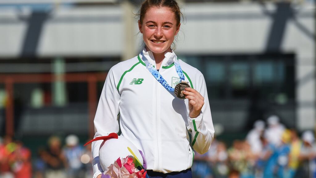 Sarah Healy’s 1,500 metres time of 4:09.25 is some 10 seconds faster than the next best entrant.