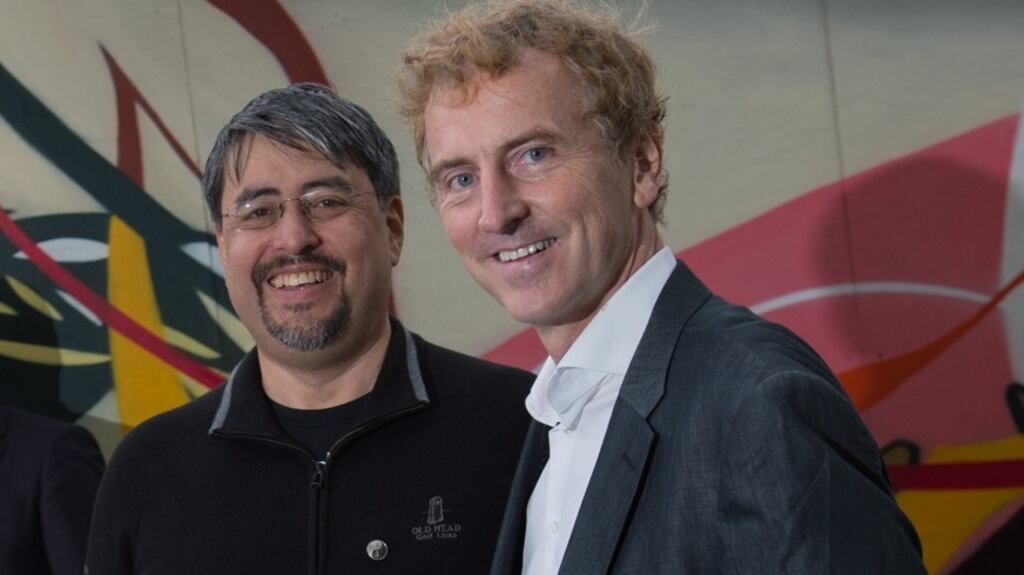 Bill Liao, managing partner, and Sean O’Sullivan, founder and managing partner: SOSV was last year ranked as the fourth-largest and most prolific accelerator investor in the world. Photograph: Barry Cronin