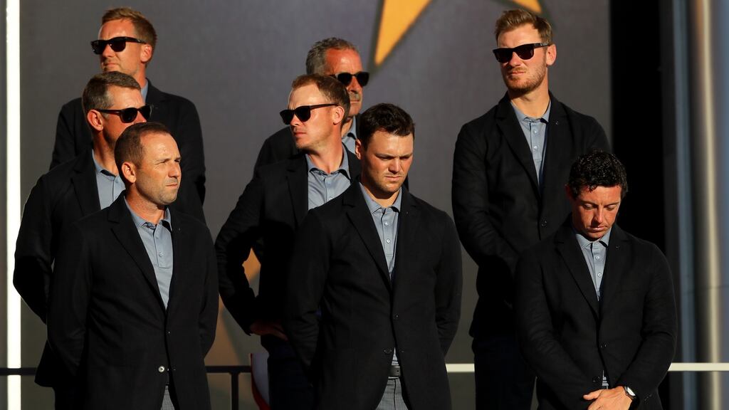 Europe were beaten in the Ryder Cup for the first time since 2008, losing 17-11 at Hazeltine. Photograph: Getty