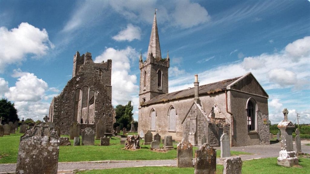 Bare ruined choirs: a derelict Church of Ireland church in Co Meath. Photograph: Alan Betson