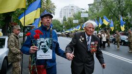 Ukraine police arrest dozens at tense Victory Day events