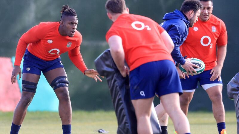 Maro Itoje was England’s match winner against France. Photograph: Adam Davy/Pool/AFP
