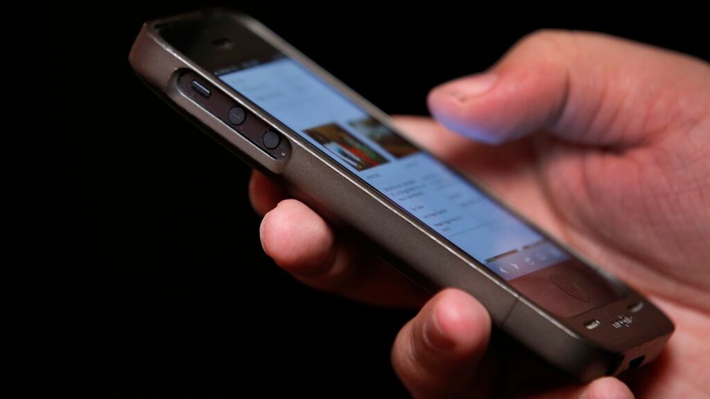 The woman who met the accused on Tinder said that after a brief kissing session she asked him to “take it easy”. He responded: “What the f**k do you think we’re here for?”. File photograph: Mike Segar/Reuters