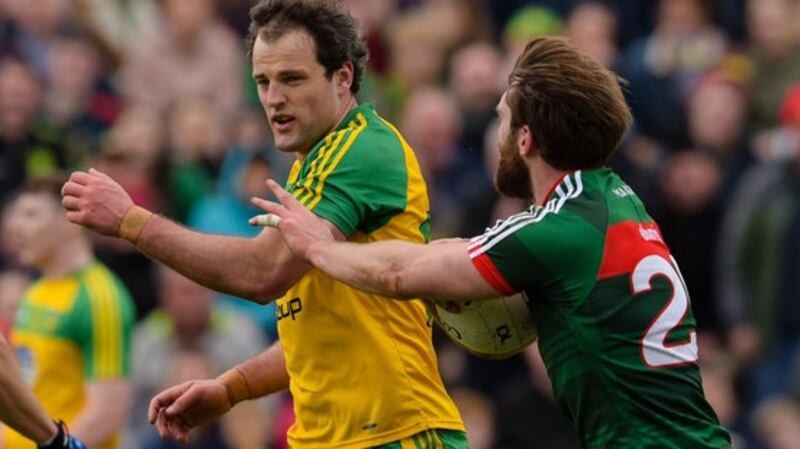 Michael Murphy’s Donegal are likely to meet Tyrone in Clones on June 18th. Photograph: Tom Beary/Inpho