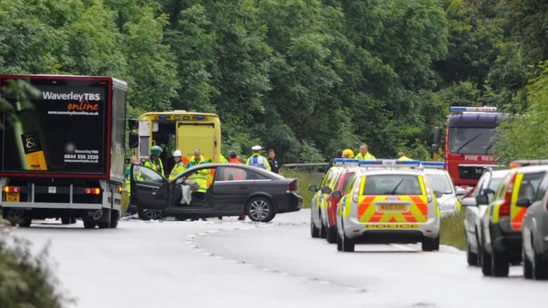 The scene of the crash in Torquay in July 2012.