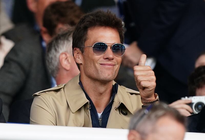 Birmingham City co-owner Tom Brady in the stands during a game at St Andrew's. Brady has taken a minority stake in the club. Photograph: PA
