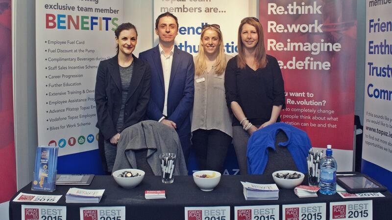 Michelle Ellis, Tony Kirwan, Aoife Ni Mhurchu and Fiona Gallagher of Topaz