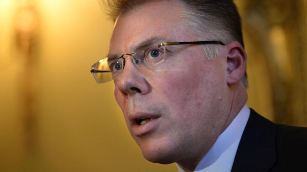 Craig Beaumont, head of the IMF’s mission to Ireland, said the strength of GDPgrowth had surprised most observers and was ahead of his organisation’s projection. Photograph: Dara Mac Dónaill