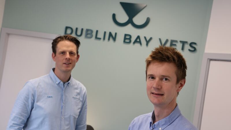 Colm De Barra and Donal Cape of Dublin Bay Vets. Photograph: Nick Bradshaw