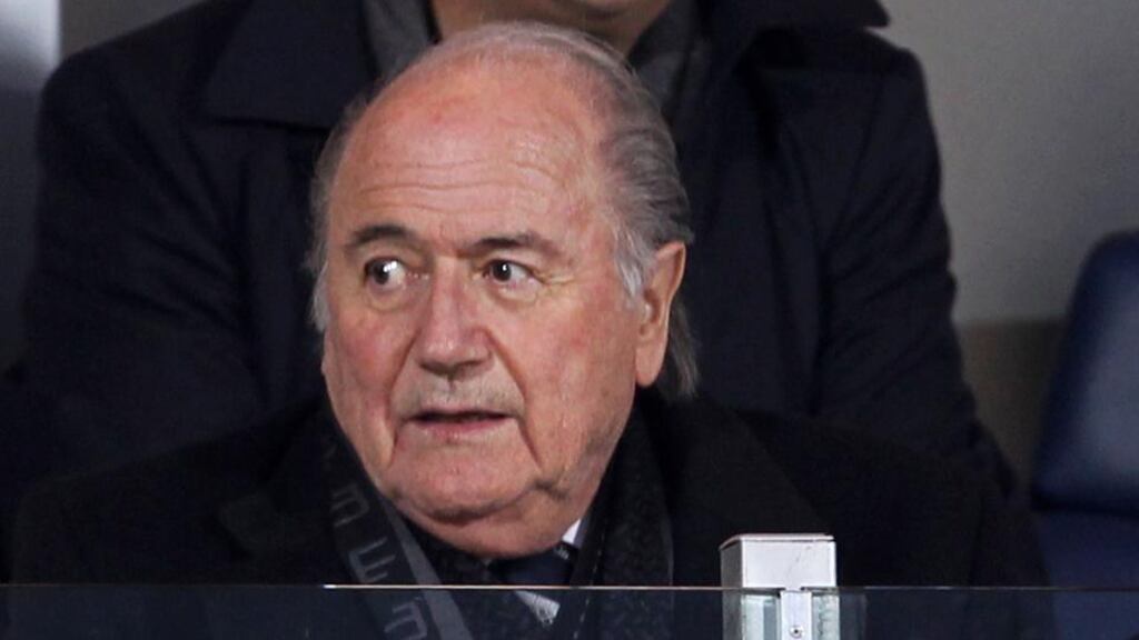 Platini has confirmed he will not give his backing to either Blatter or fellow candidate Jerome Champagne in FIFA’s May elections. Photograph: Phil Cole/Getty Images