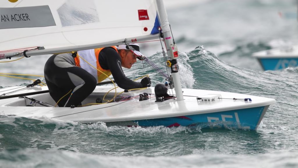Evi Van Acker of Belgium who will compete in Dublin Bay this weekend.