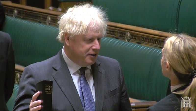 Some MPs declared they would resign if Boris Johnson returned as prime minister. Photograph: PA