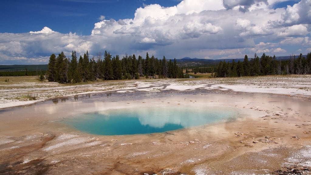 Yellowstone National Park: An Oregon man accidentally fell into a hot spring on June 7th and died. Photograph: Getty Images