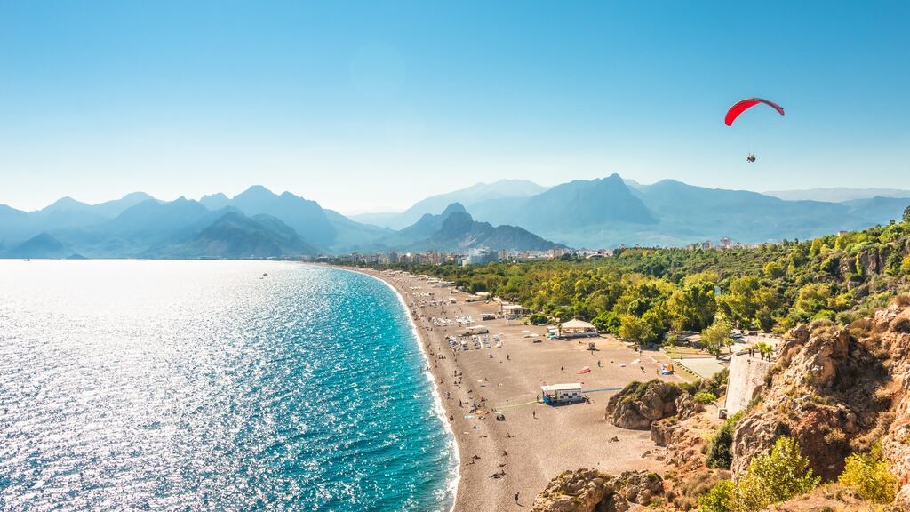 The seaside city of Antalya offers magnificent beaches and golf courses