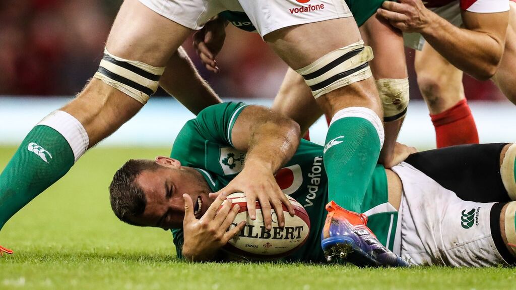 Ireland’s Tadhg Beirne: ‘I think I’ve definitely improved over the course of the last few weeks.’ Photograph:  Billy Stickland/Inpho