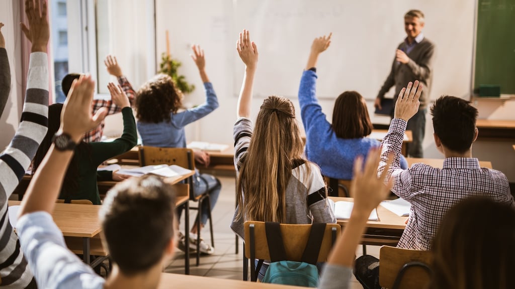 Despite the unique challenges the class of 2020 faced, grades awarded through the calculated grades process were over 4 per cent higher than 2019 levels. Photograph: Getty Images