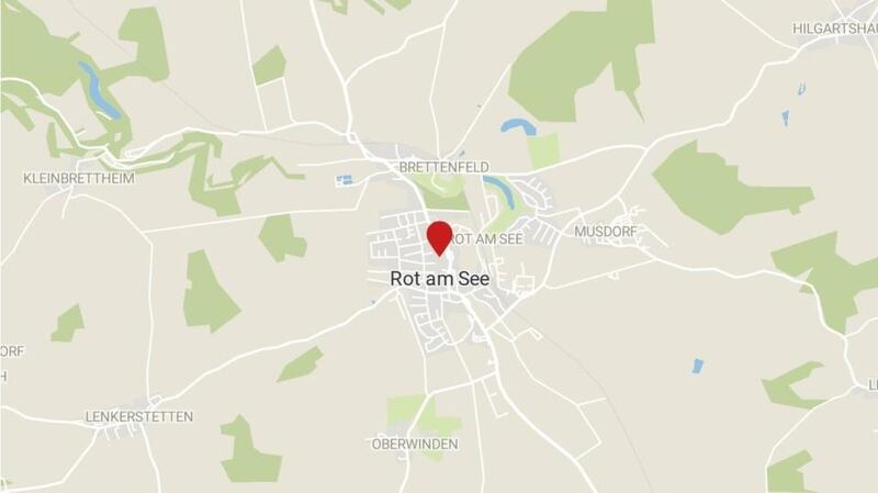 Rot am See, where the incident took place on Friday, is located about 170km north west of Munich. Map: Datawrapper