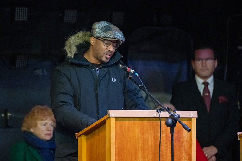 Birmingham pub bombings: Paul Bridgewater, whose father Paul Davies died in the IRA explosions, speaking on November 21st. Photograph: Chris Egan