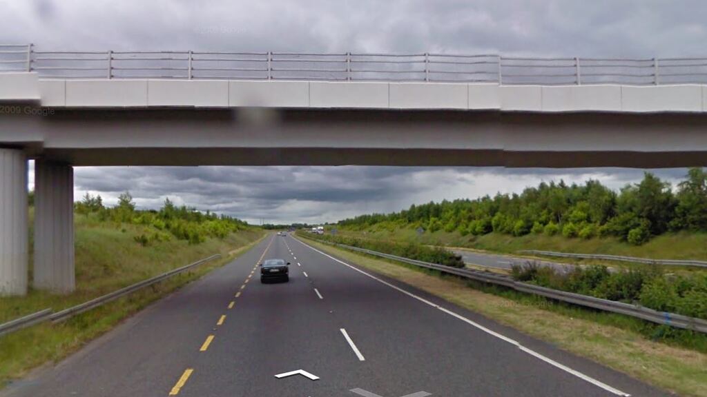 Mr Justice Anthony Barr rejected Caitrin Cooke’s claim that a collision which occurred on the M7 (above) between Limerick and Nenagh on April 26th, 2013, was caused by Catriona Hackett’s driving. File photograph: Google Street View