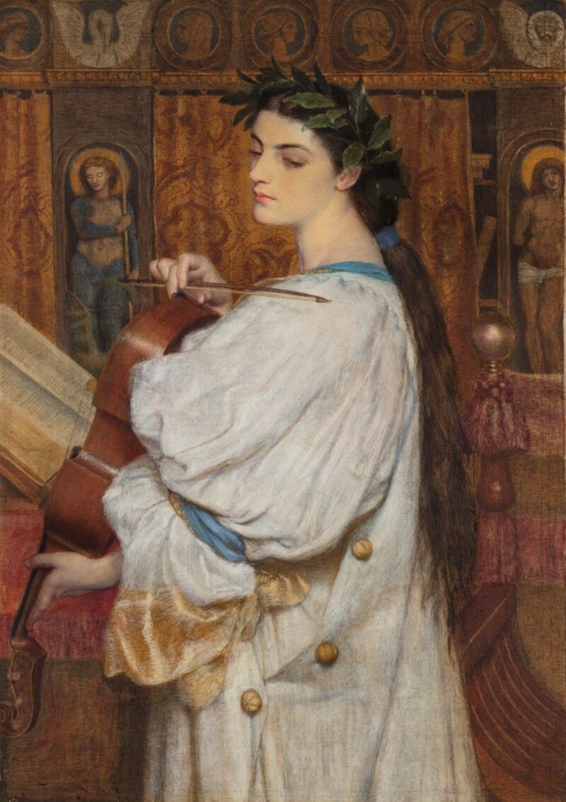 For the Love of Art: Cassandra Fedele, by Frederic William Burton. Photograph courtesy of Dublin City Gallery the Hugh Lane