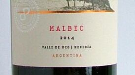 Doña Paula Estate Malbec 2014, Uco Valley, Mendoza 14% €15.99
