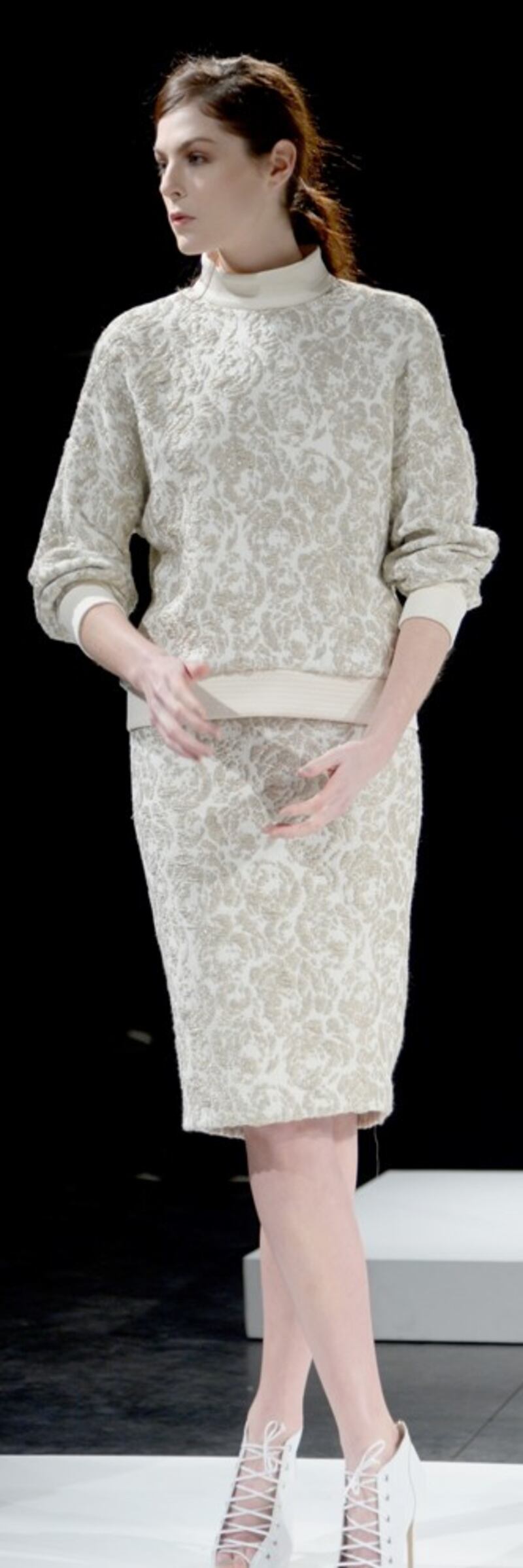 Rebecca Wallace at New York fashion week. Photograph: Getty Images