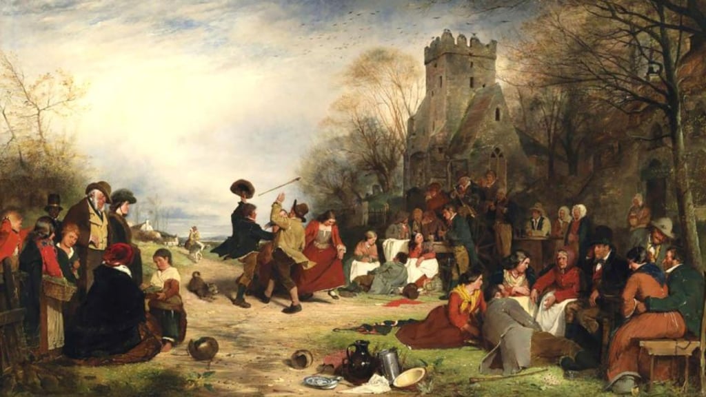 The 16th, 17th (St Patrick’s Day) and 18th March: Erskine Nicol’s painting of the Irish celebration that included Sheelah’s Day. Photograph courtesy of the National Gallery of Ireland