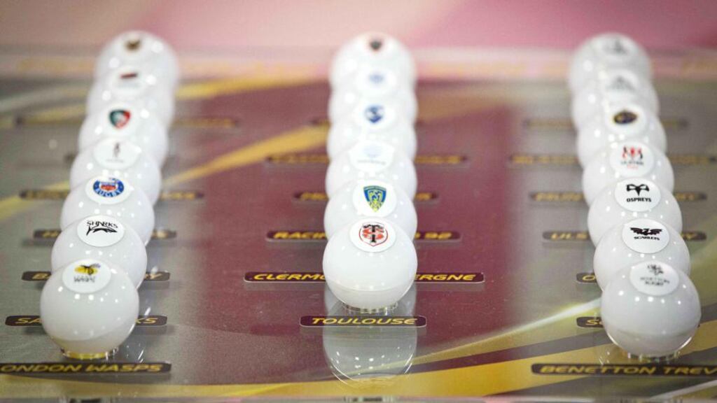 The draws for the European Rugby Champions Cup and Challenge Cup Pool Draws took place in Neuchatel. Photograph: Morgan Treacy/Inpho