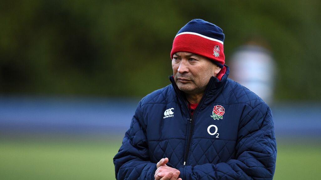 England head coach Eddie Jones: “The destination for us is 2019, where I expect us to be at our best. That’s not to say we can’t win tournaments and Test matches along the way.” Photograph: Andrew Matthews/PA Wire