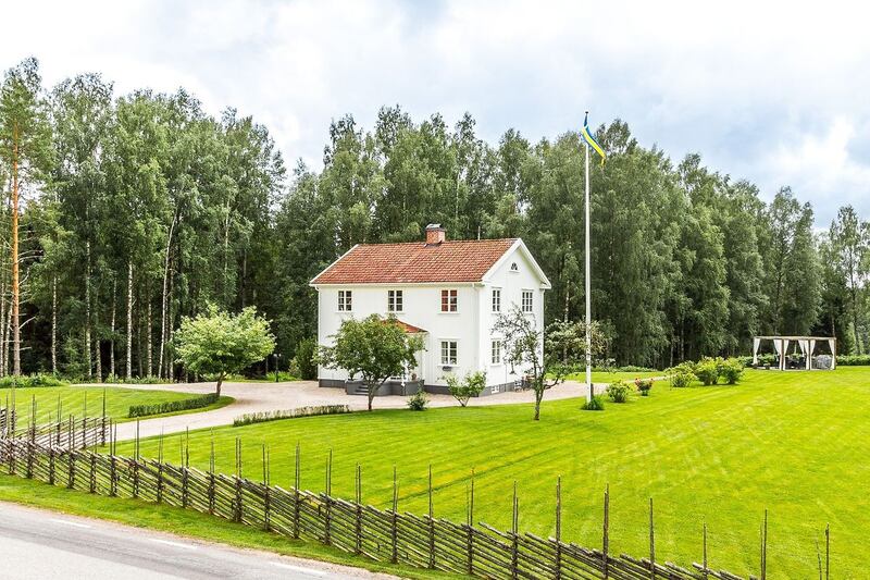 The four-bedroom house in Varmland, Sweden