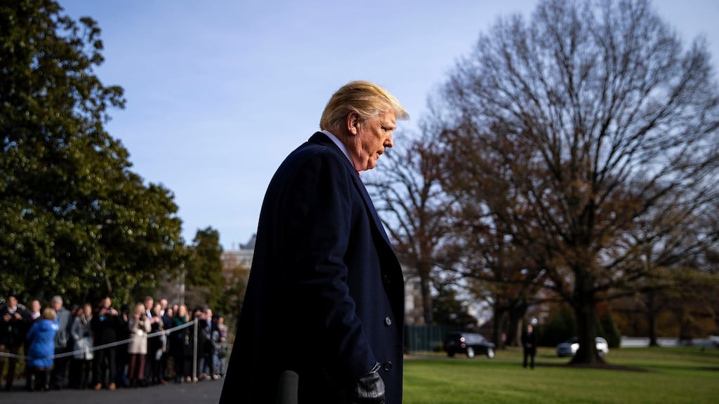 Donald Trump: New York Democrat Jerry Nadler says he has been “at the centre of a massive fraud” against the American people. Photograph: Al Drago/New York Times