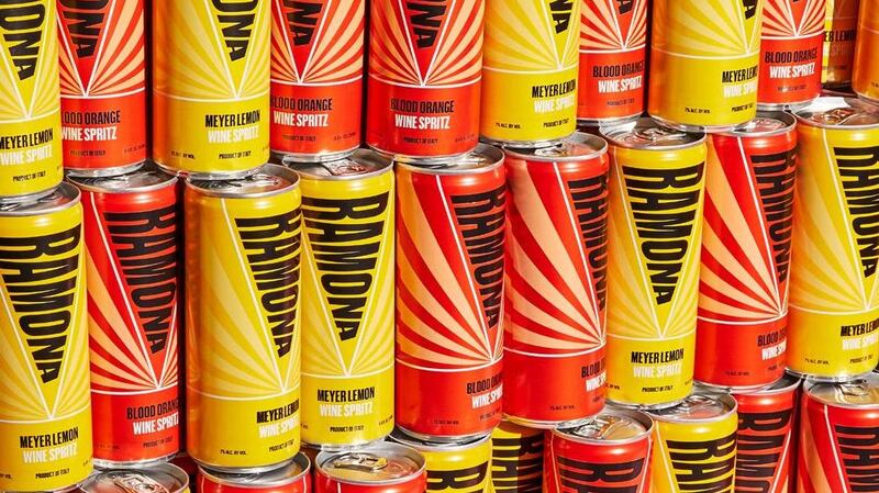 Ramona wine spritzes in cans.